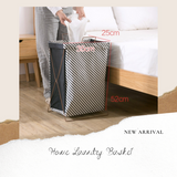 B#8 Home Laundry Basket (Stripe)