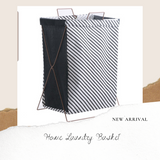 B#8 Home Laundry Basket (Stripe)