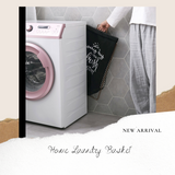 B#8 Home Laundry Basket (Stripe)