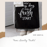 B#8 Home Laundry Basket (Stripe)