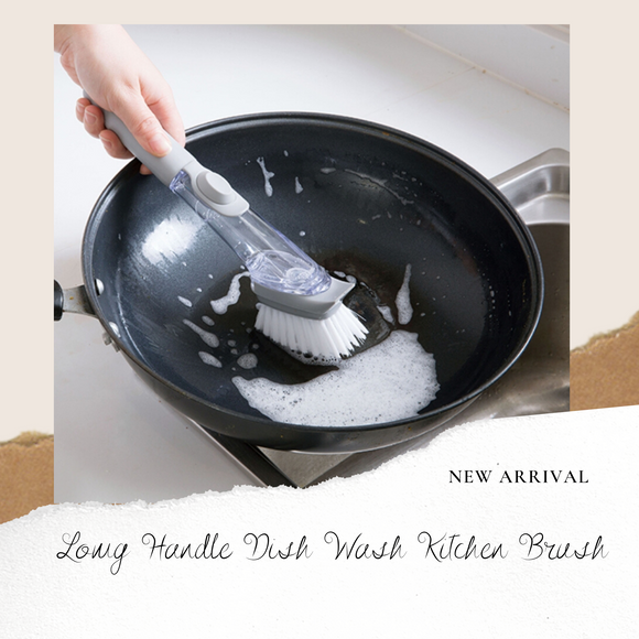 B#8 Long Handle Dish Wash Kitchen Brush