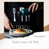 B#8 Nordic Ceramic Oil Bottle (White)