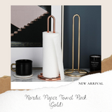 B#8 Nordic Paper Towel Rack (Gold)