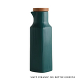 B#8 Nordic Ceramic Oil Bottle (Green)