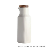 B#8 Nordic Ceramic Oil Bottle (White)