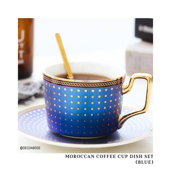 B#4 - Moroccan Coffee Cup Dish Set