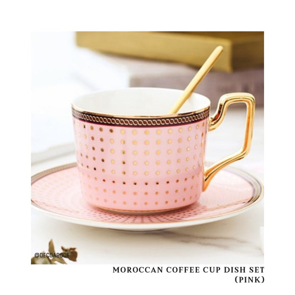 B#4 - Moroccan Coffee Cup Dish Set