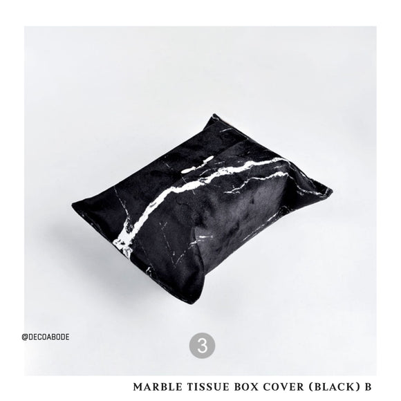 Marble Tissue Box Cover (Design B)